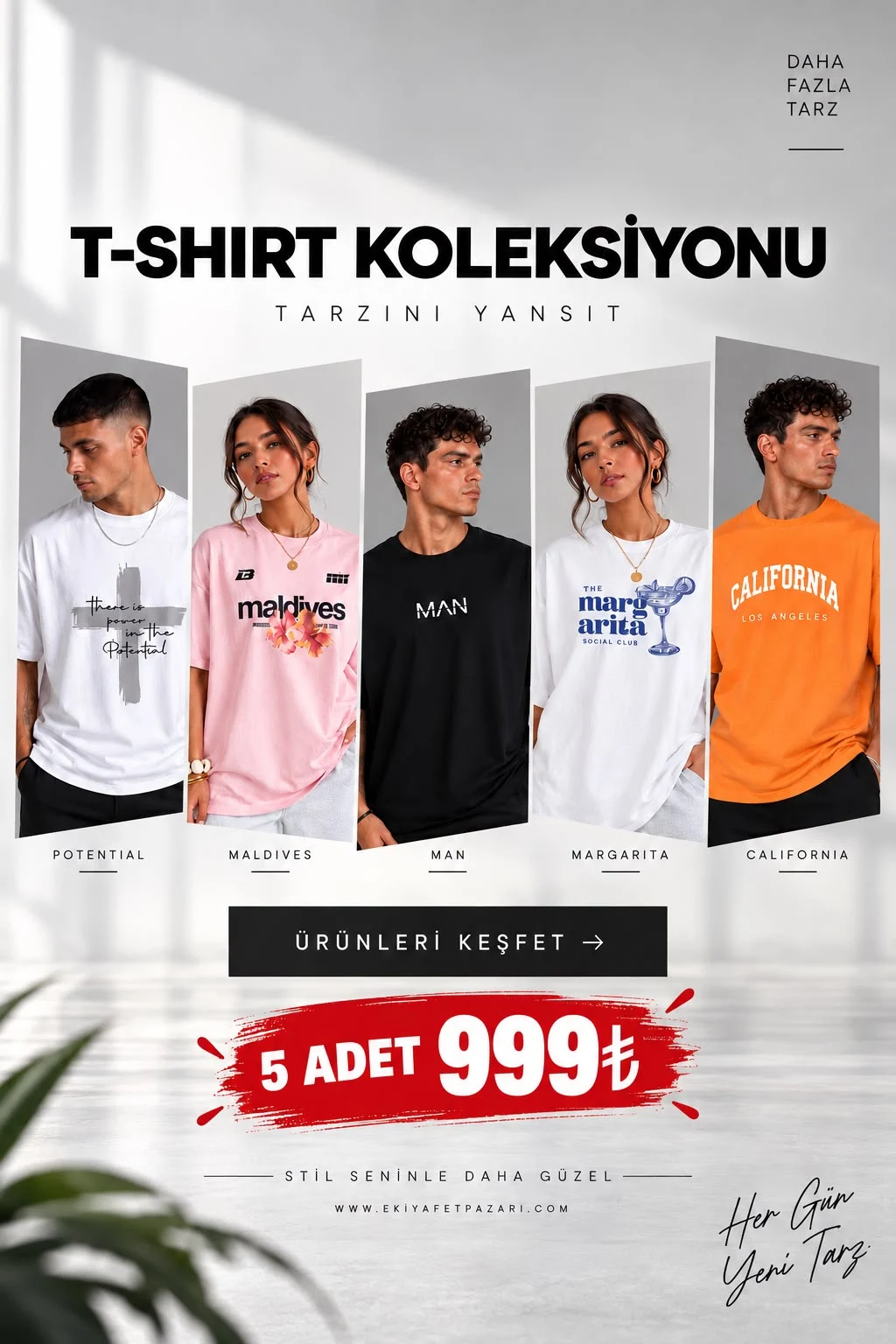 E Kıyafet Pazarı koleksiyonu